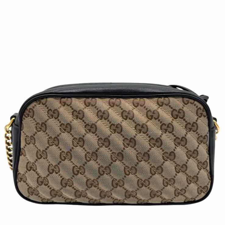 GUCCI Monogram Canvas Marmont Camera Bag (Pre-Owned)