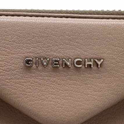GIVENCHY Grained Goatskin Medium Top Handle Antigona Handbag Beige (Pre-Owned)