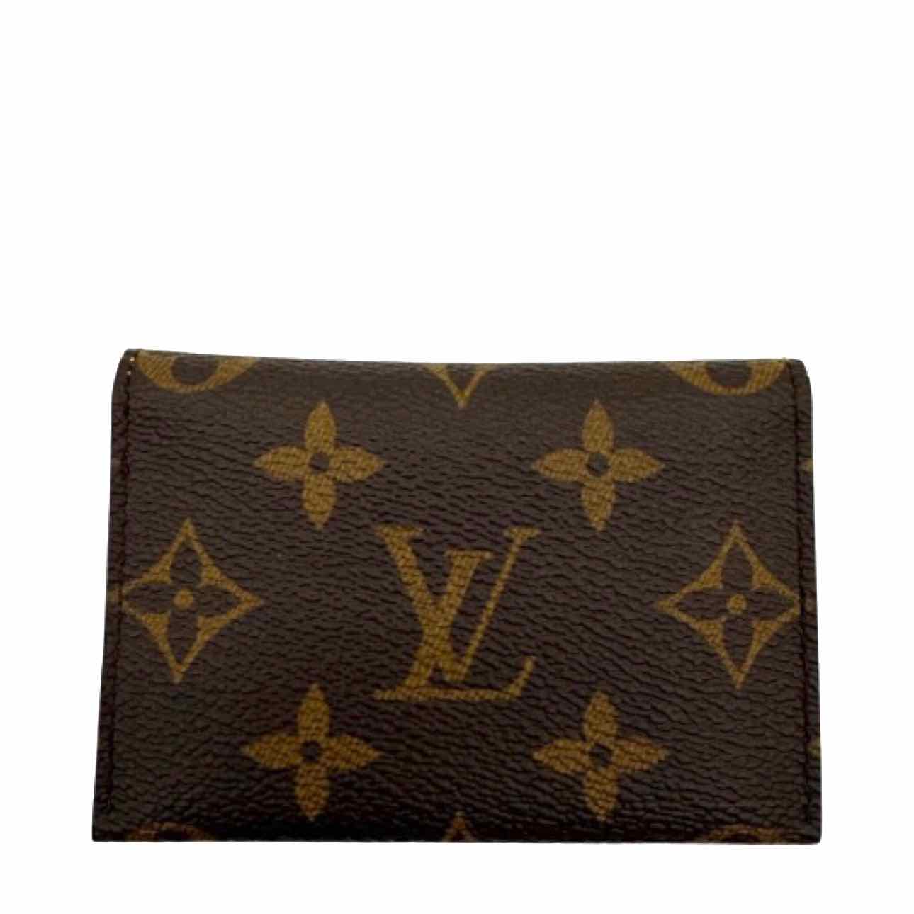 LOUIS VUITTON Monogram Canvas Slim Card Holder Orange