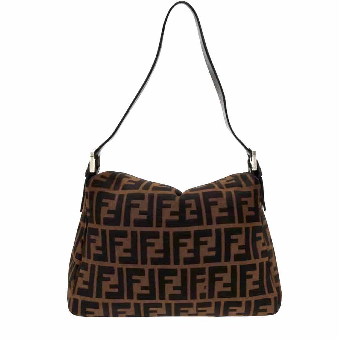 FENDI Mama Baguette Shoulder Bag Brown (Pre-Owned)