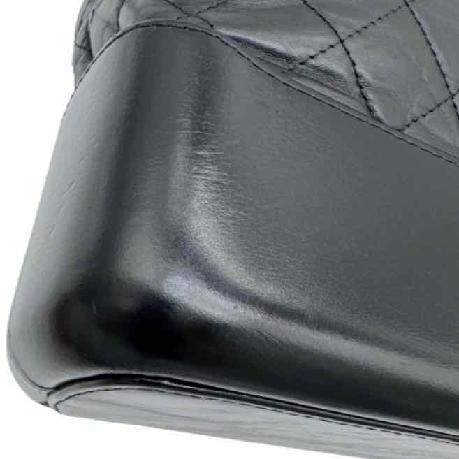 CHANEL Aged Calfskin Quilted Gabrielle Hobo Bag Large Black (Pre-Owned)