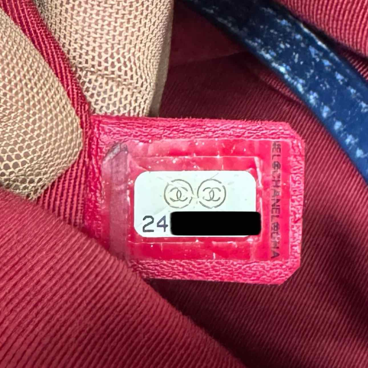 CHANEL Aged Calfskin Quilted Medium Gabrielle Hobo Bag Navy