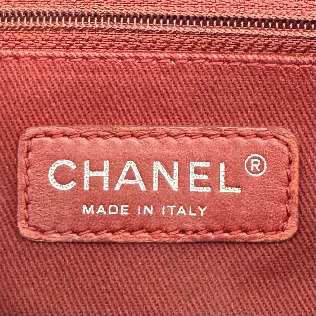 CHANEL Calfskin Yacht Jumbo Flap Black