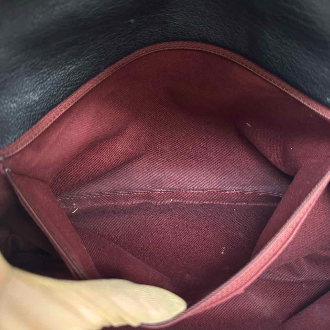 CHANEL Calfskin Yacht Jumbo Flap Black