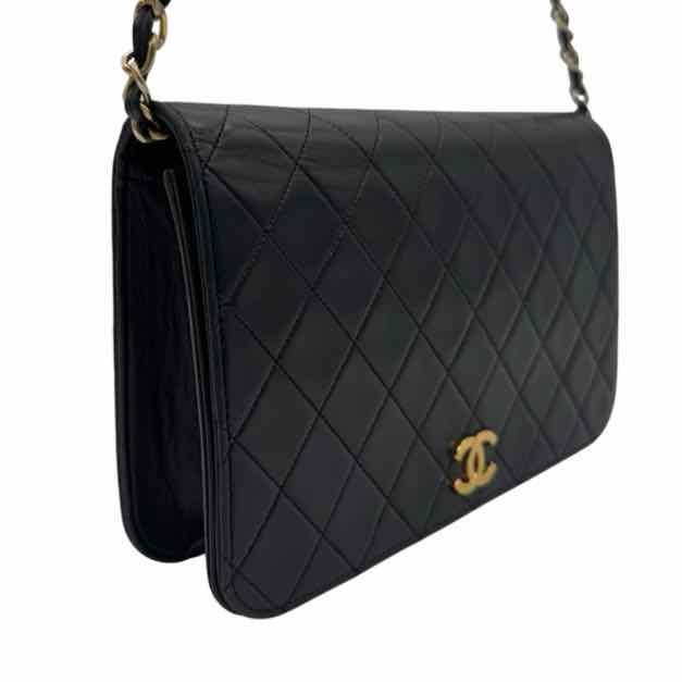 CHANEL Lambskin Classic Small Push Lock Flap (Pre-Owned)