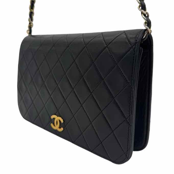CHANEL Lambskin Classic Small Push Lock Flap (Pre-Owned)