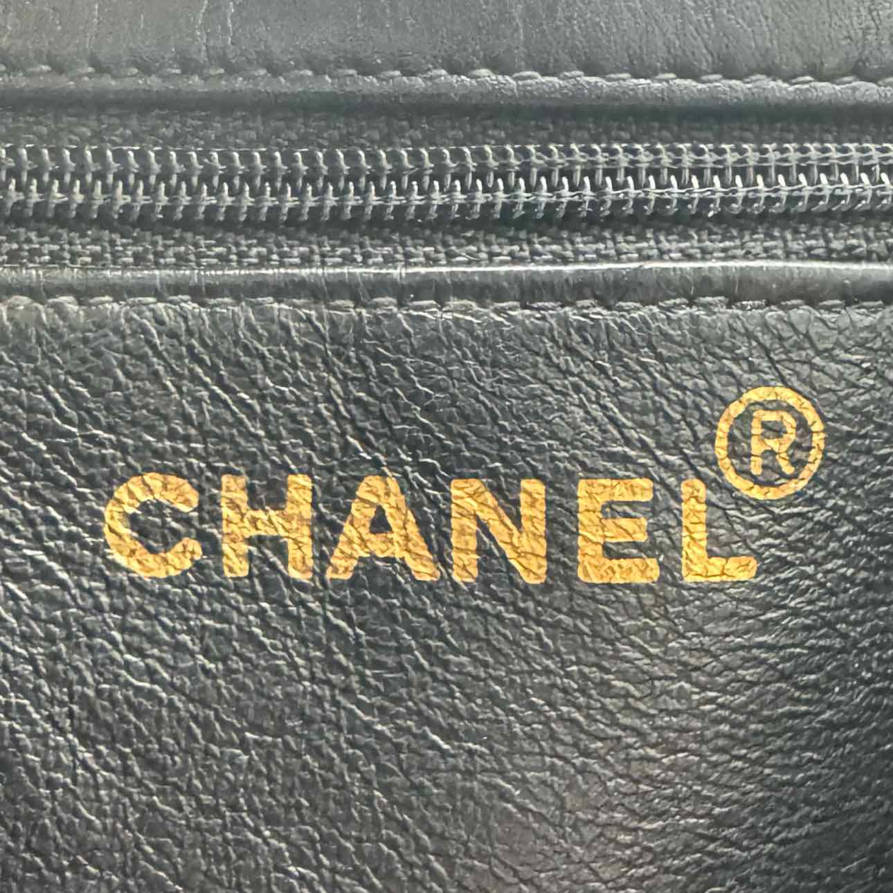 CHANEL Lambskin Jumbo XL CC Chain Shopping Tote Black