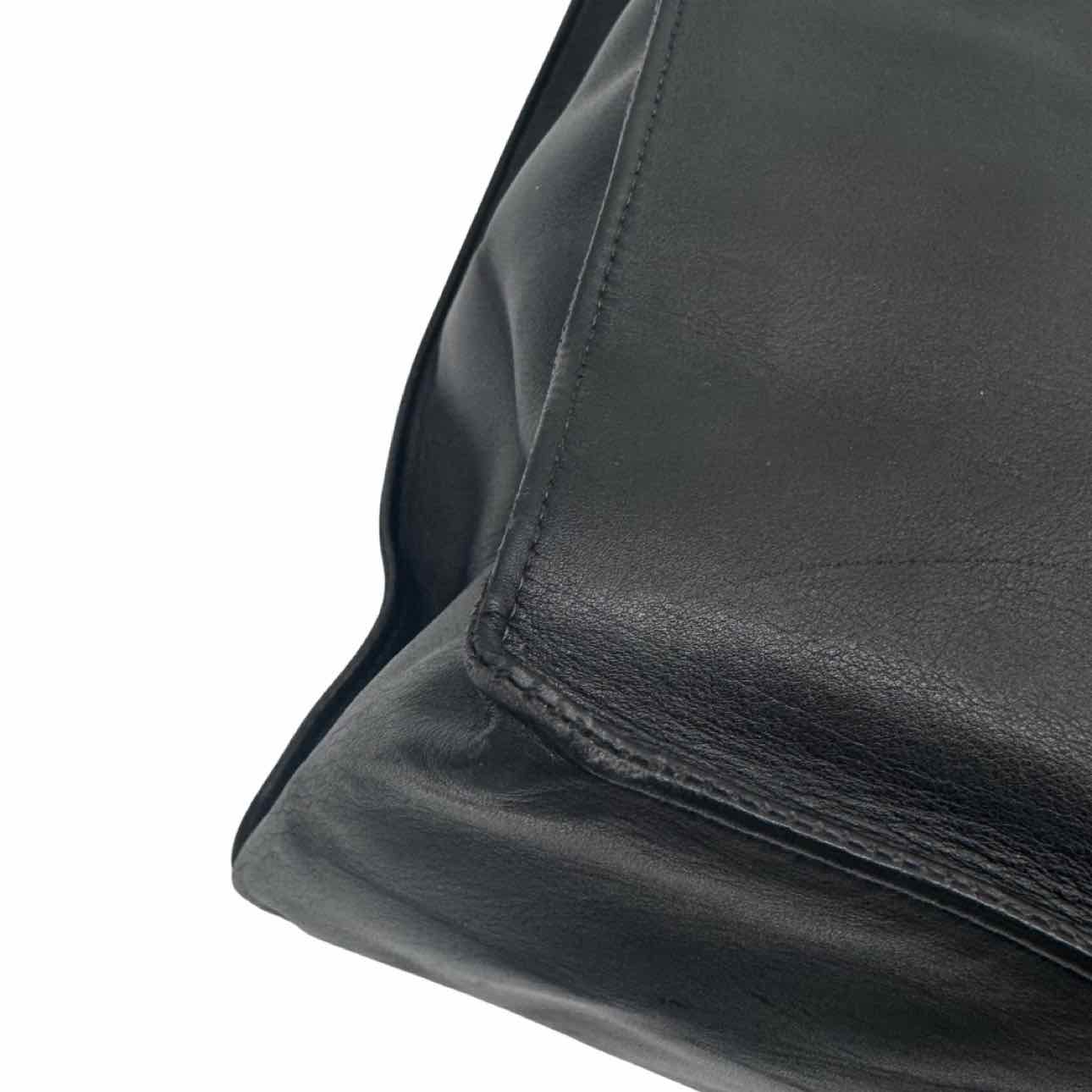 CHANEL Lambskin Jumbo XL CC Chain Shopping Tote Black