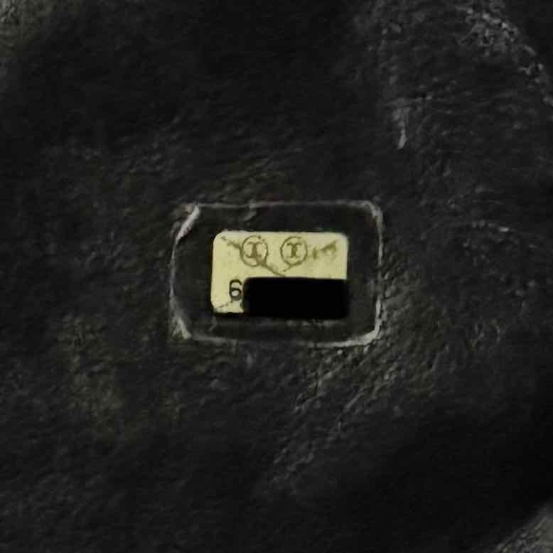 CHANEL Logo Caviar Boston Bag Black