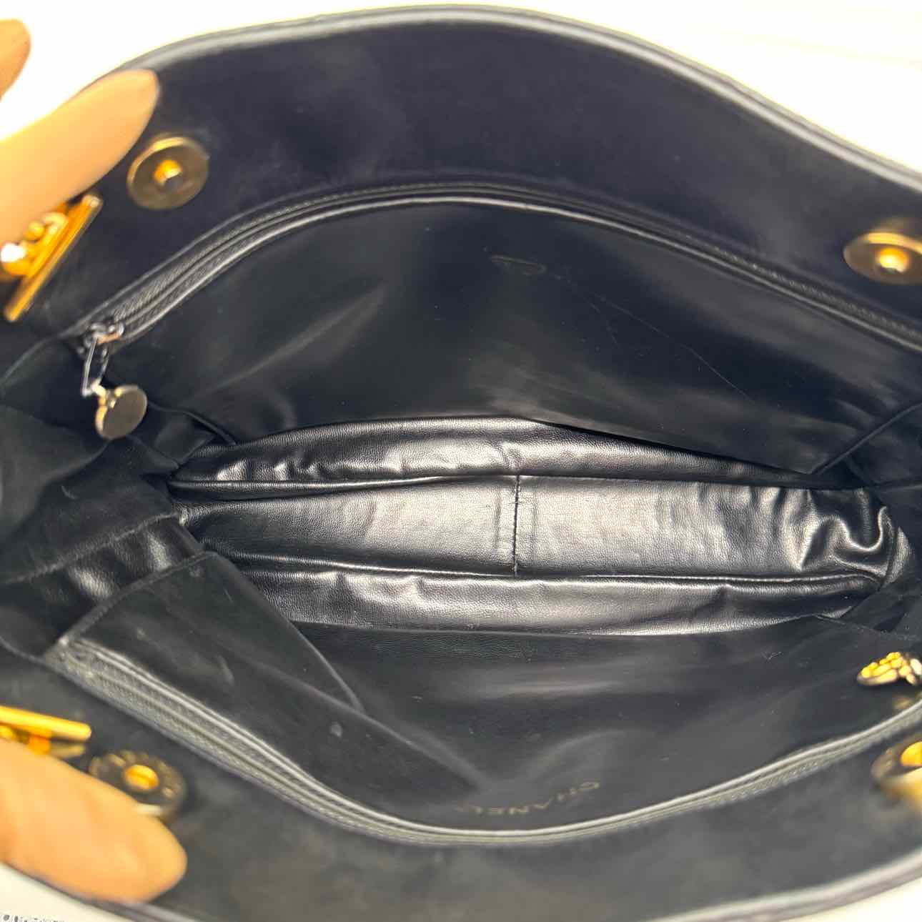 CHANEL Quilted Lambskin Shopping Bag