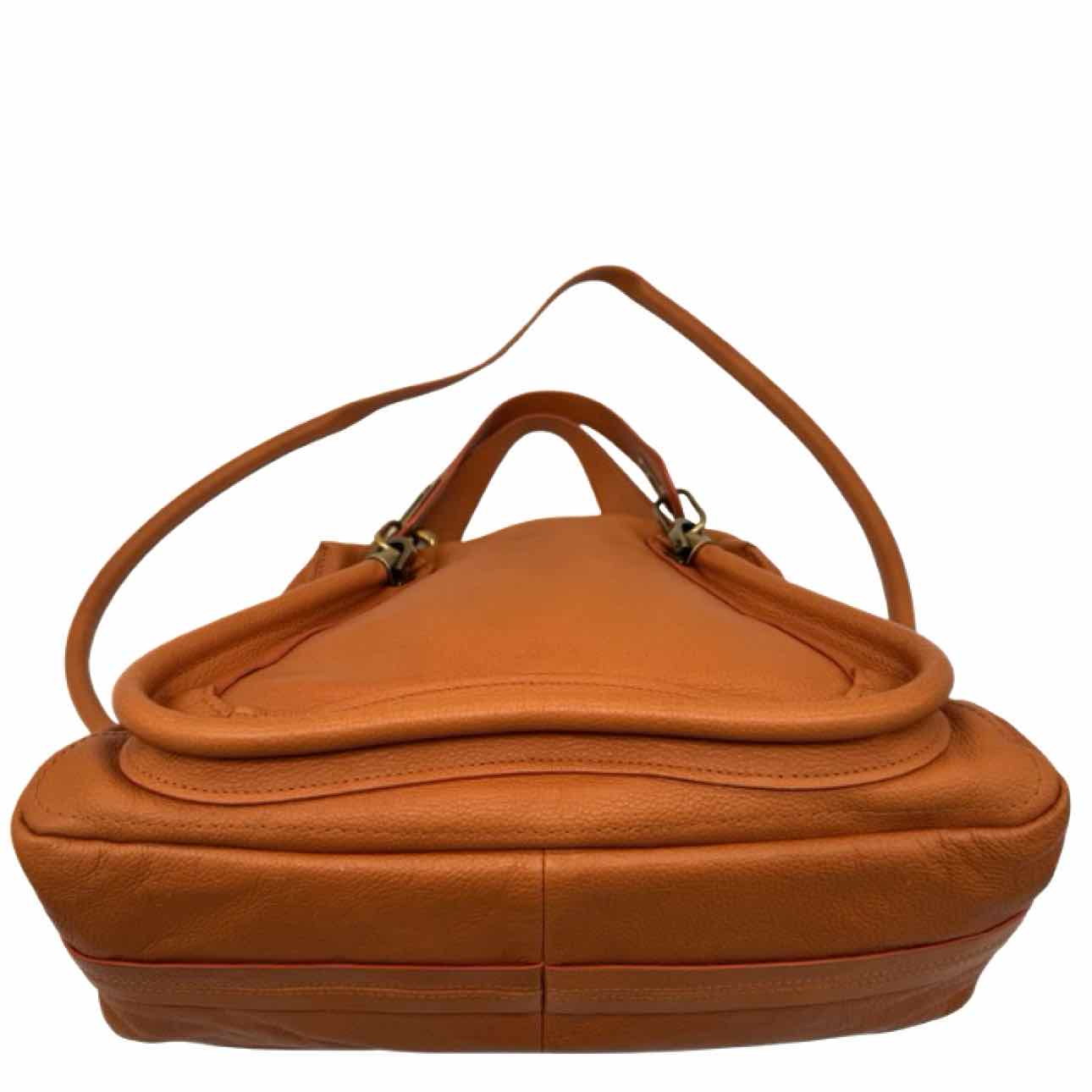 CHLOE Calfskin Medium Paraty Handbag Suntan