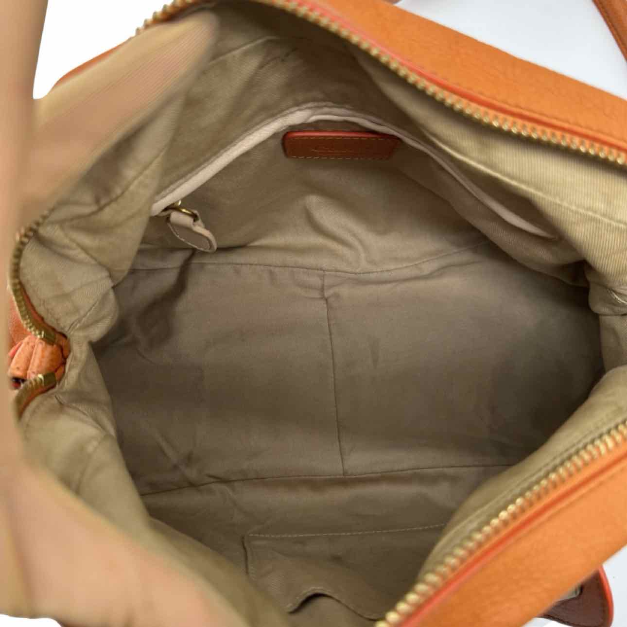 CHLOE Calfskin Medium Paraty Handbag Suntan