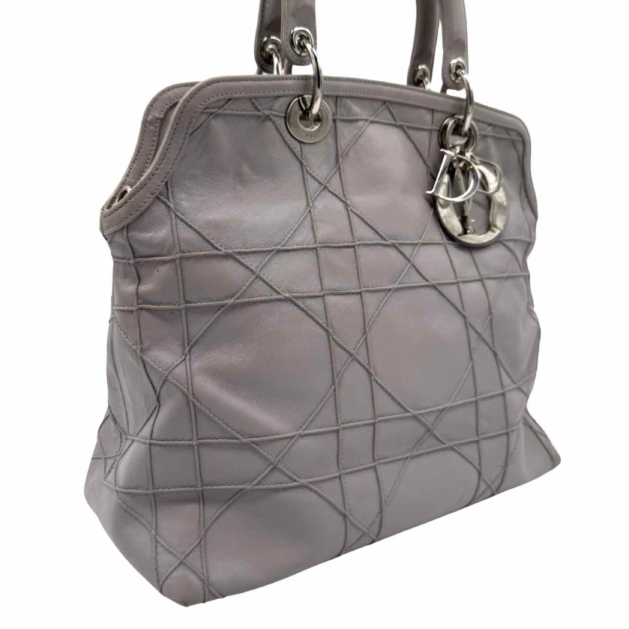 DIOR Cannage Lambskin Granville Lavender Tote