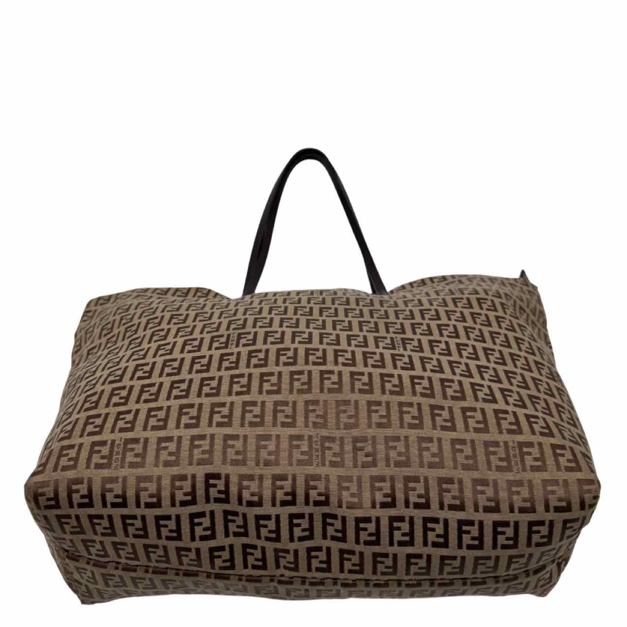 FENDI Zucca Canvas Tote Bag