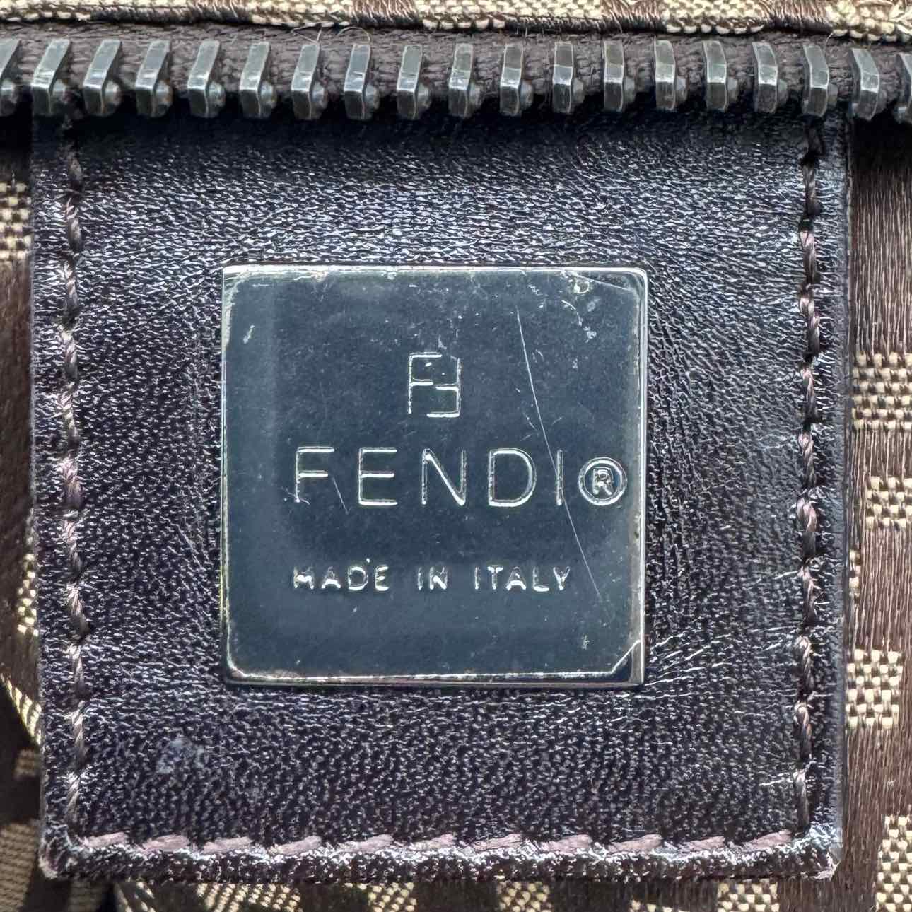 FENDI Zucca Canvas Tote Bag