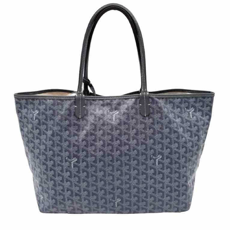 GOYARD Goyardine Saint Louis PM Tote Grey (Pre-Owned)