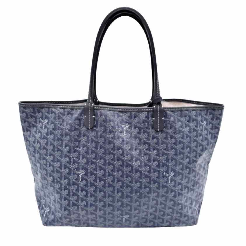 GOYARD Goyardine Saint Louis PM Tote Grey (Pre-Owned)