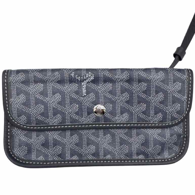 GOYARD Goyardine Saint Louis PM Tote Grey (Pre-Owned)