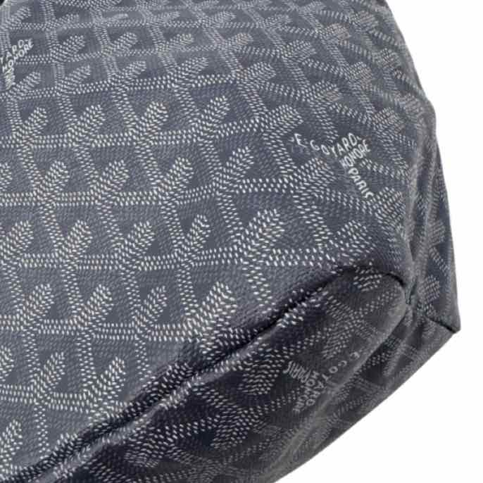 GOYARD Goyardine Saint Louis PM Tote Grey (Pre-Owned)