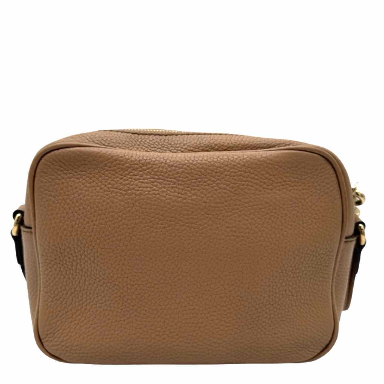GUCCI Calfskin Small Soho Disco Camelia Crossbody