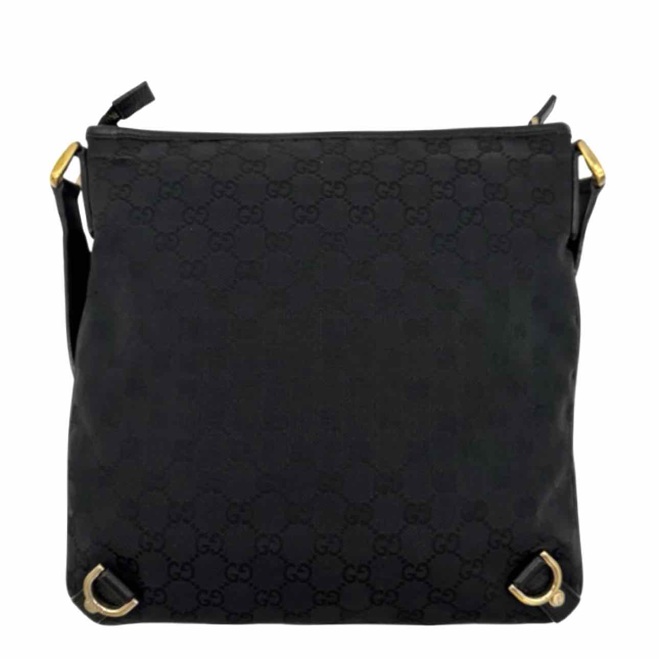 GUCCI Canvas Abbey Crossbody Black