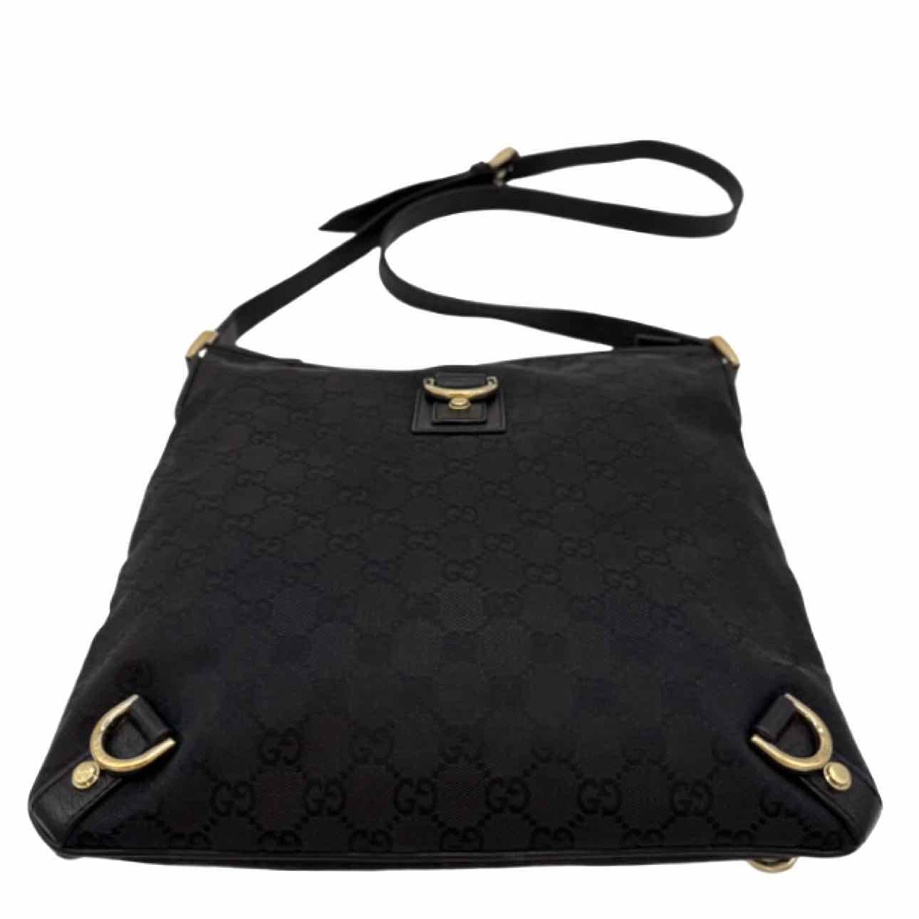 GUCCI Canvas Abbey Crossbody Black