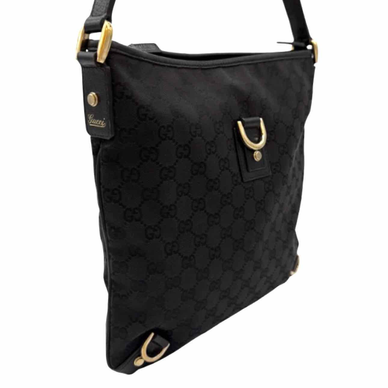 GUCCI Canvas Abbey Crossbody Black