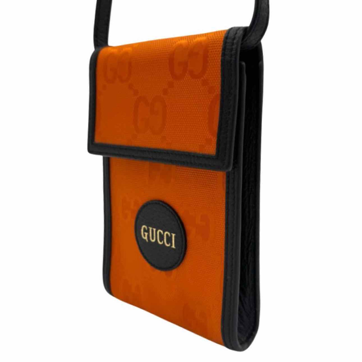 GUCCI Canvas Off The Grid Mini Crossbody Orange