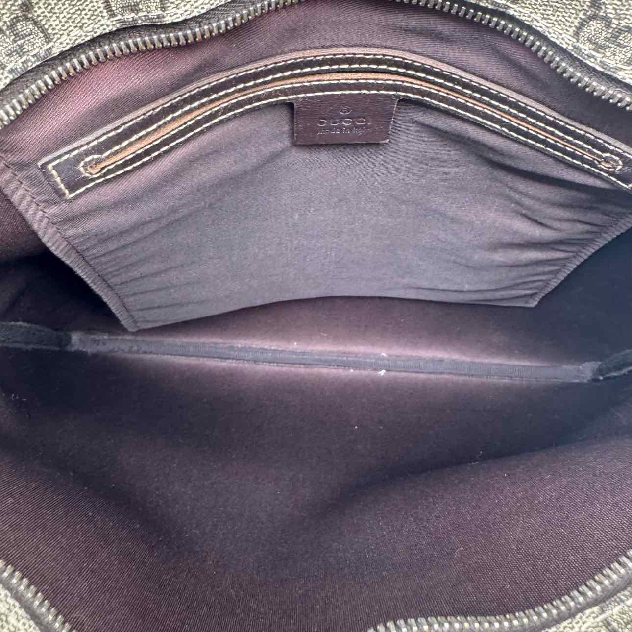 GUCCI GG Coated Canvas Messenger Bag