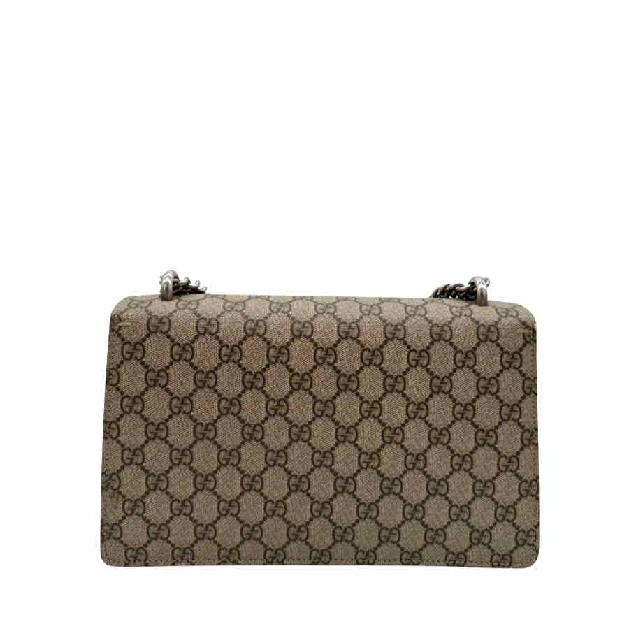 GUCCI GG Supreme Canvas Medium Dionysus Shoulder Bag Beige (Pre-Owned)