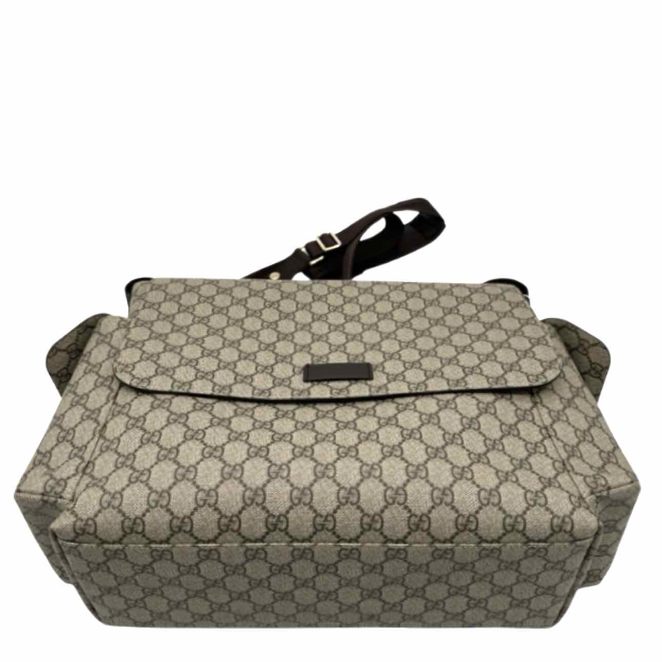 GUCCI GG Supreme Large Diaper Bag