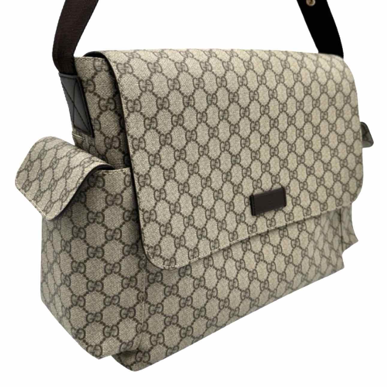 GUCCI GG Supreme Large Diaper Bag