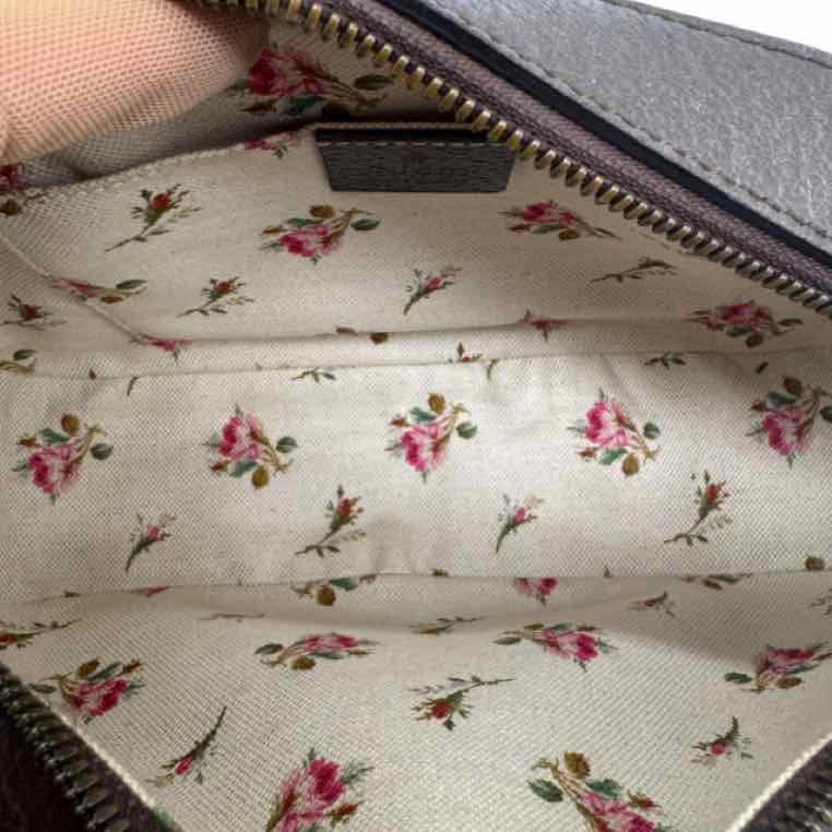 GUCCI GG Supreme Monogram Web Neo Vintage Messenger Bag Brown