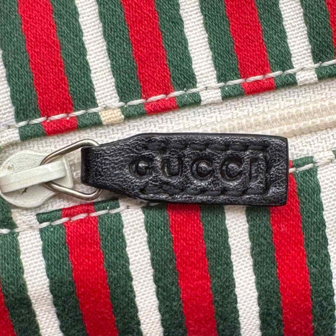 GUCCI Monogram Medium New Britt Black Shoulder Bag