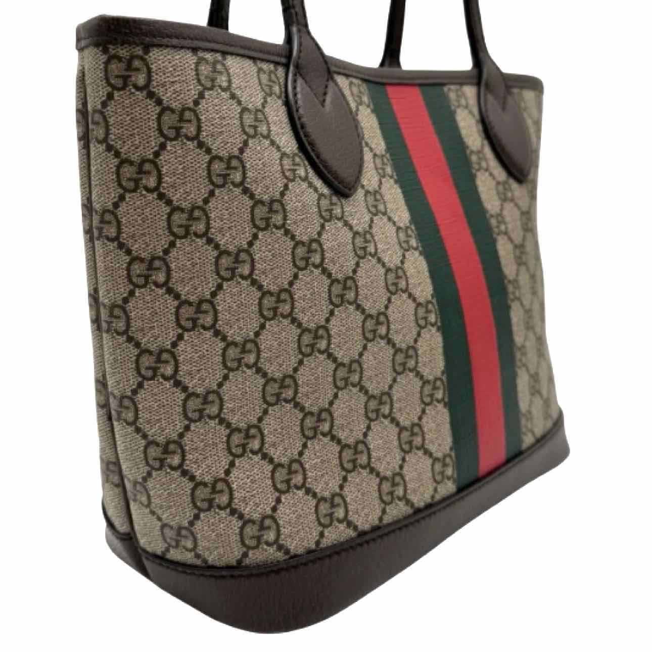 GUCCI Monogram Ophidia Small Tote Bag