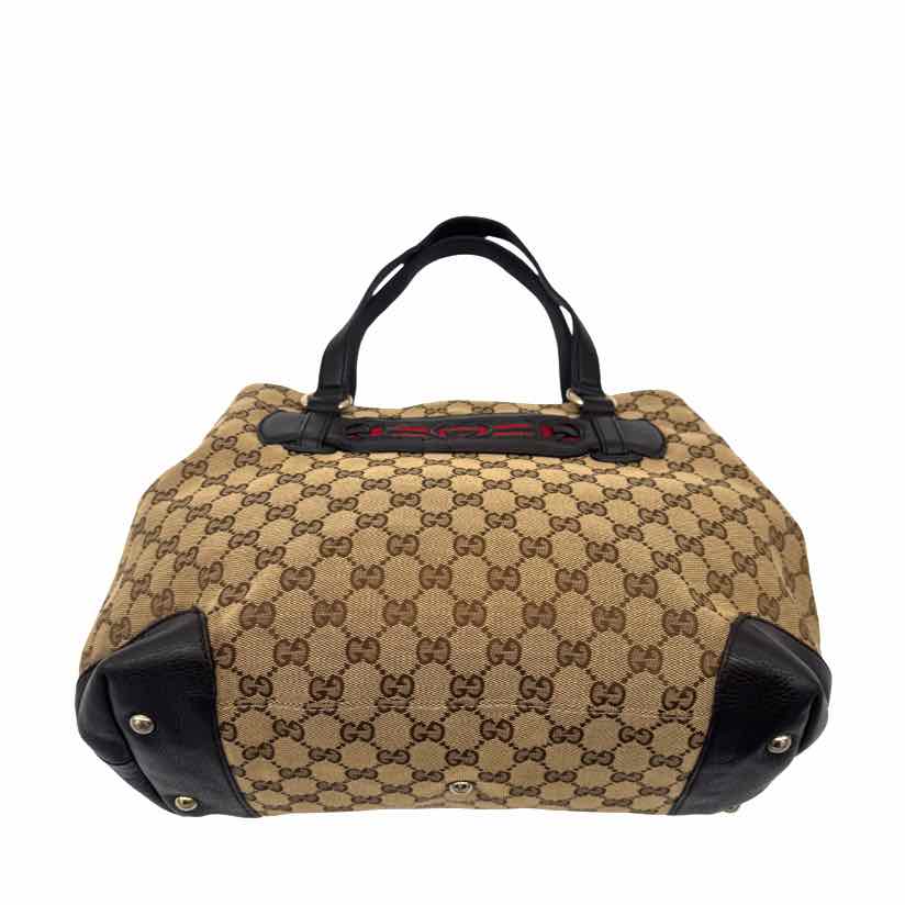 GUCCI Monogram Web Medium Dressage Tote (Pre-Owned)
