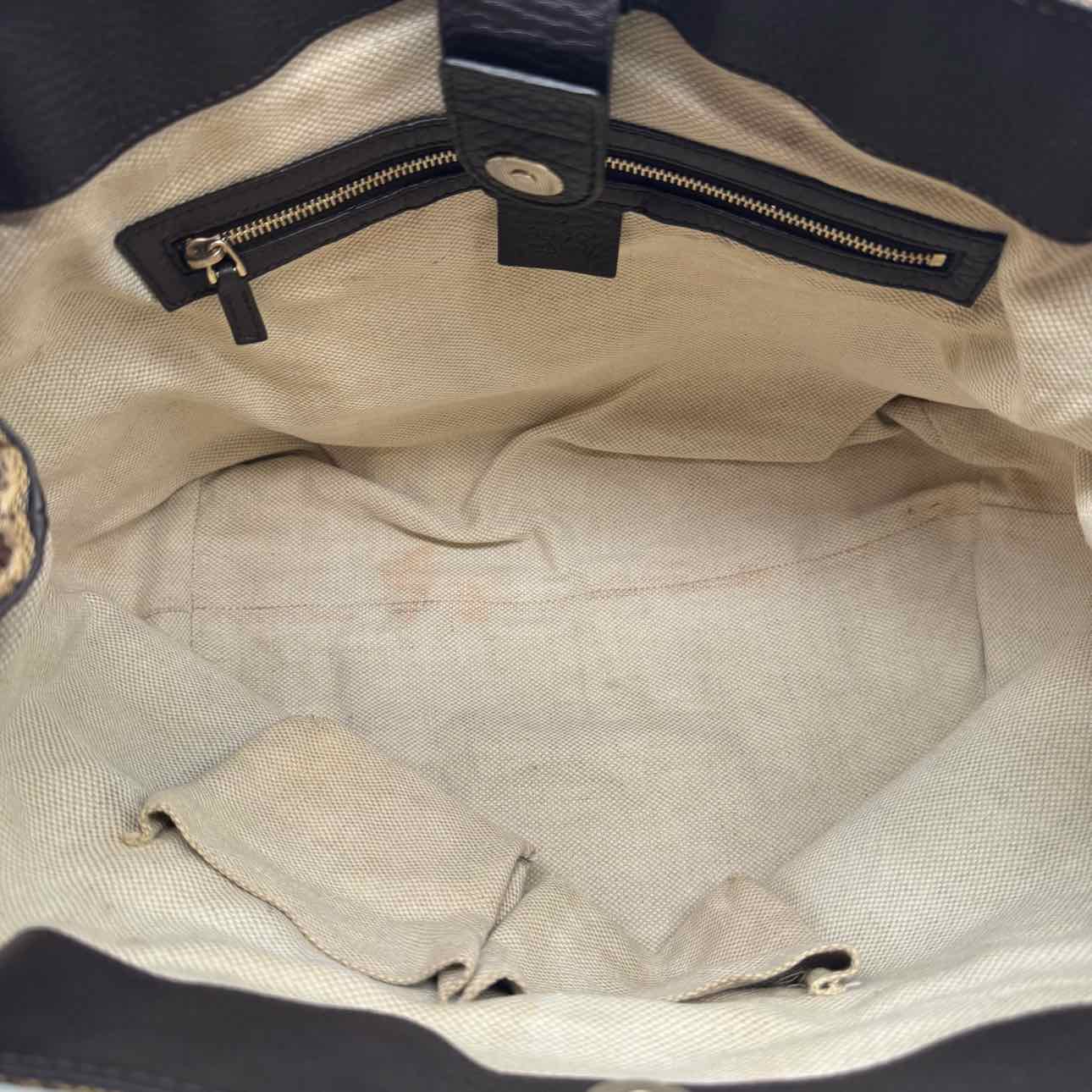 GUCCI Monogram Web Medium Dressage Tote (Pre-Owned)