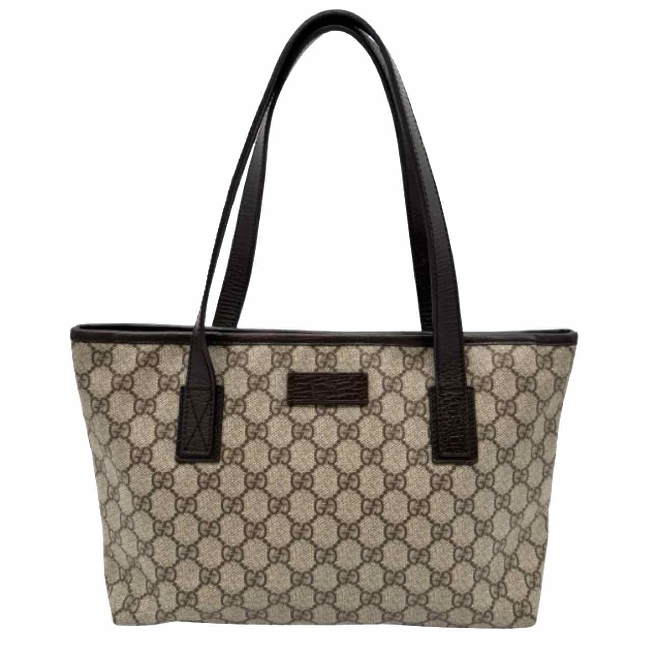 GUCCI Supreme Canvas Small Joy Tote Brown