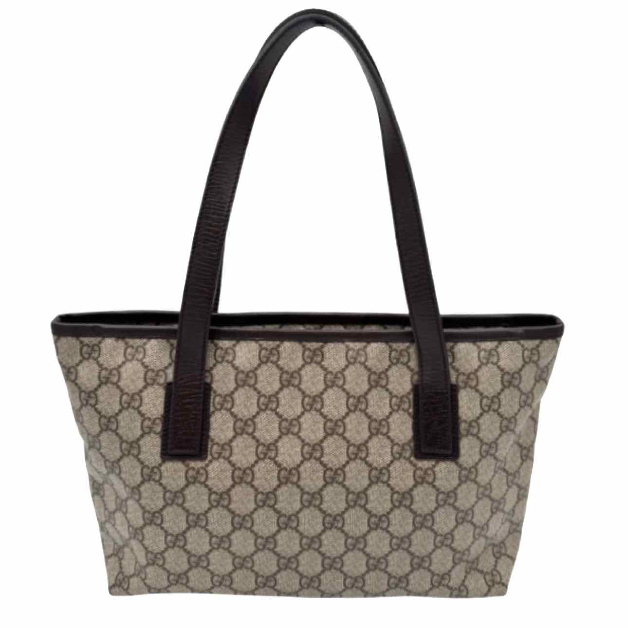 GUCCI Supreme Canvas Small Joy Tote Brown