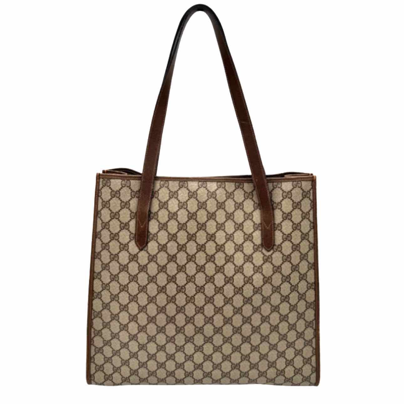 GUCCI Supreme Monogram Coated Canvas Tote