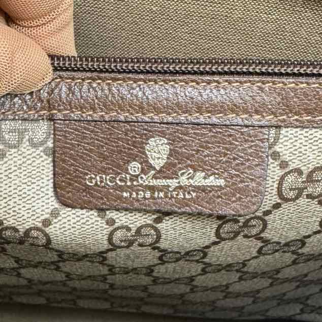 GUCCI Supreme Monogram Coated Canvas Tote
