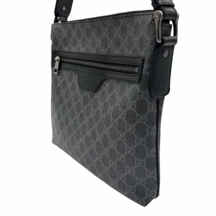 GUCCI Supreme Monogram Crossbody Messenger Back Grey