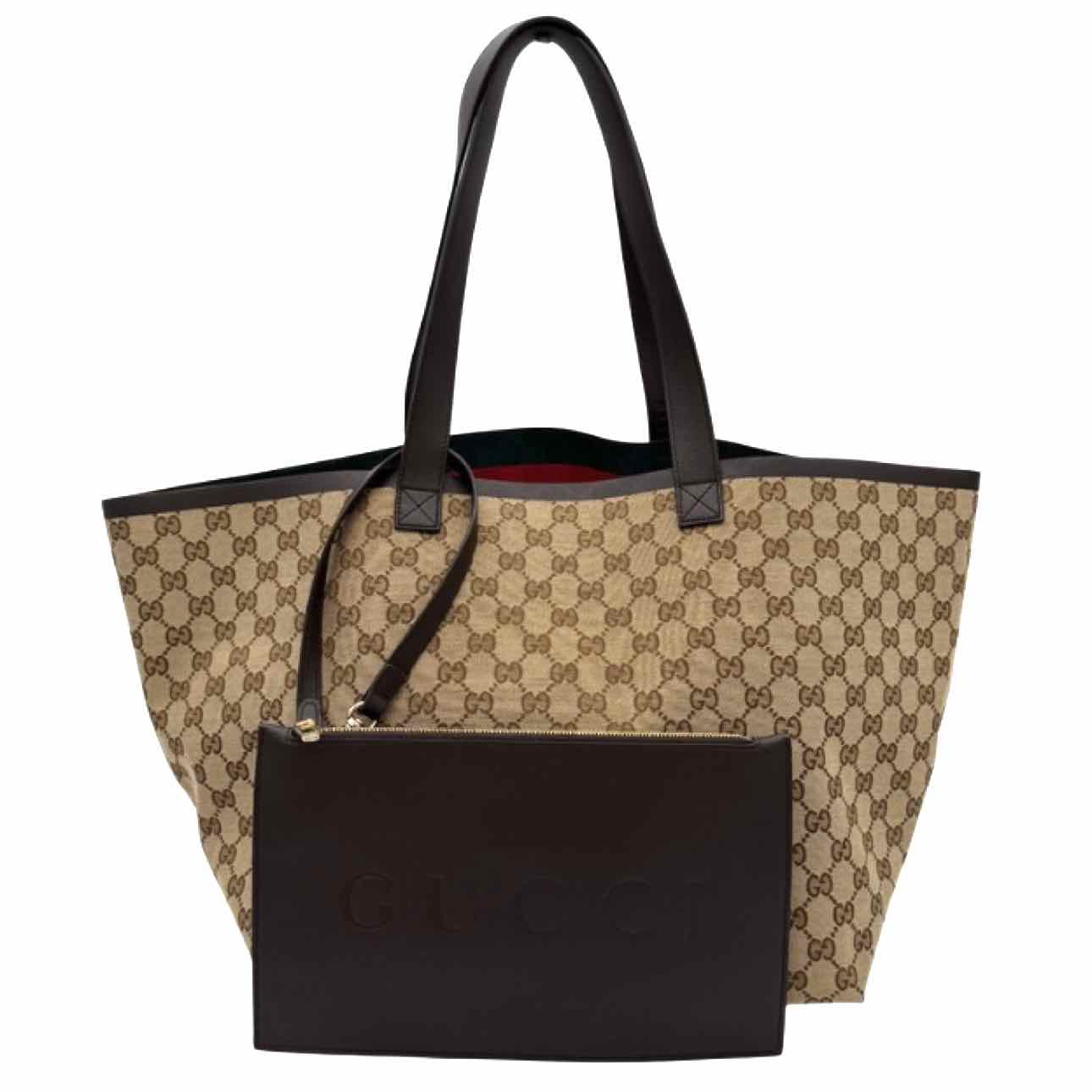 GUCCI Totissima Large Brown Shopping Tote