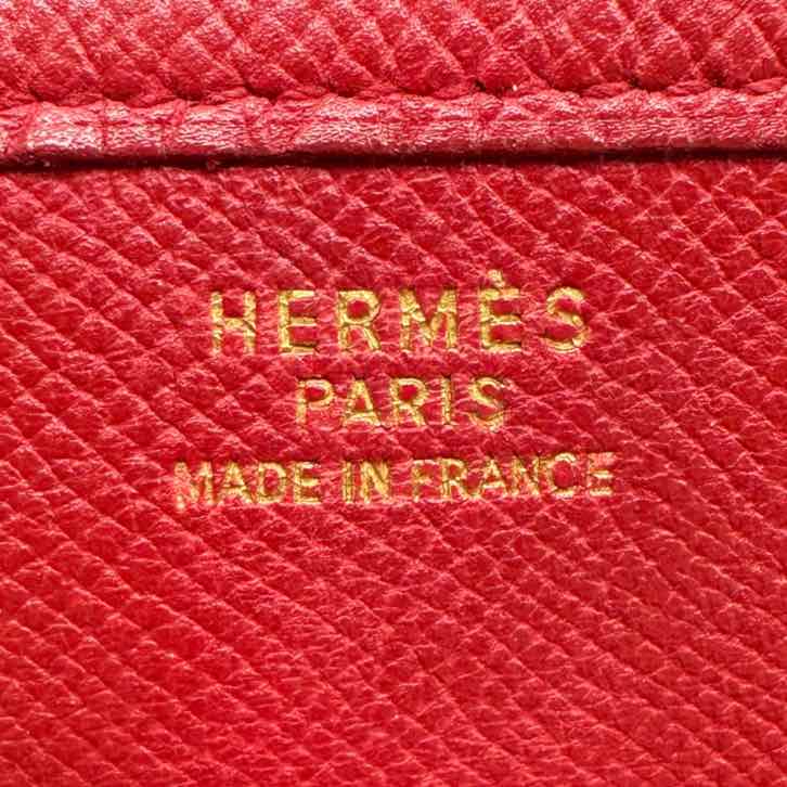 HERMES Epsom Evelyne I GM Rouge Vif Crossbody (Pre-Owned)