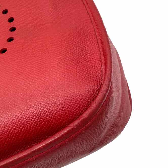 HERMES Epsom Evelyne I GM Rouge Vif Crossbody (Pre-Owned)