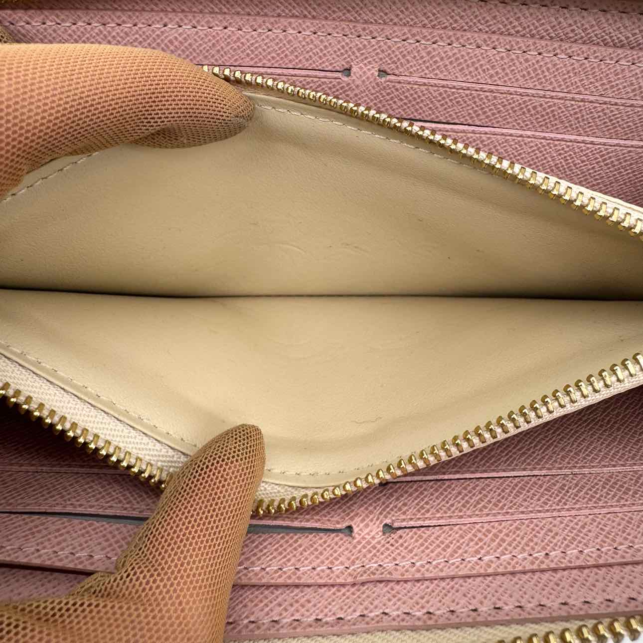 LOUIS VUITTON Damier Azur Clemence Wallet