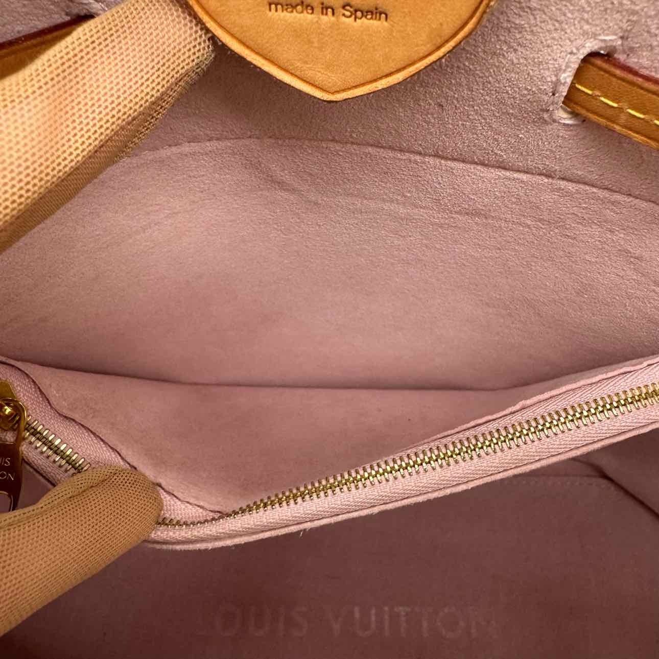LOUIS VUITTON Damier Azur Girolata Tote White (Pre-Owned)