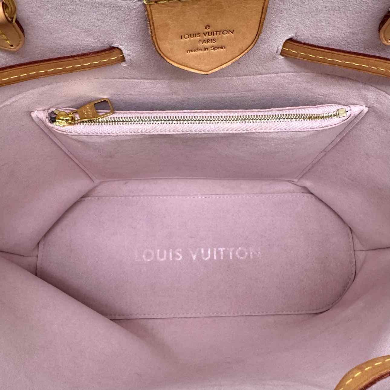 LOUIS VUITTON Damier Azur Girolata Tote White (Pre-Owned)