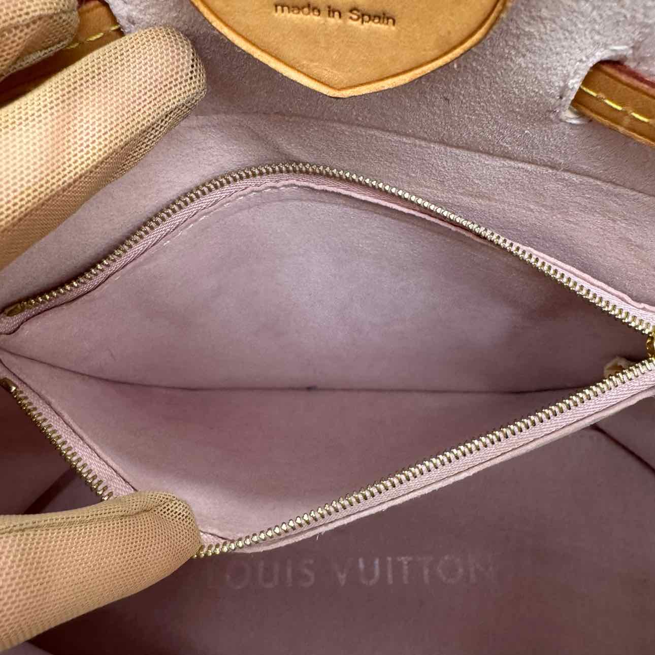 LOUIS VUITTON Damier Azur Girolata Tote White (Pre-Owned)