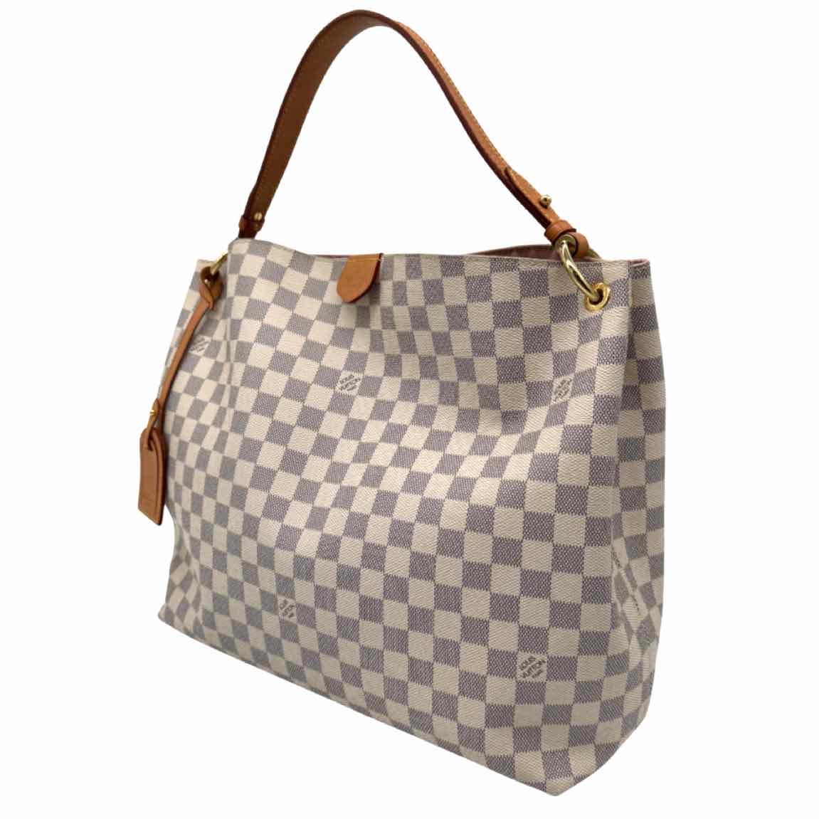 LOUIS VUITTON Damier Azur Graceful MM Shoulder Bag